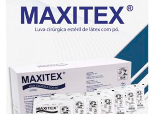 Luvas cirúrgicas MAXITEX – estéreis, látex, com pó