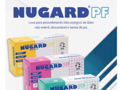 Luvas de Procedimento NUGARD PF – não cirúrgica, látex, isentas de pó