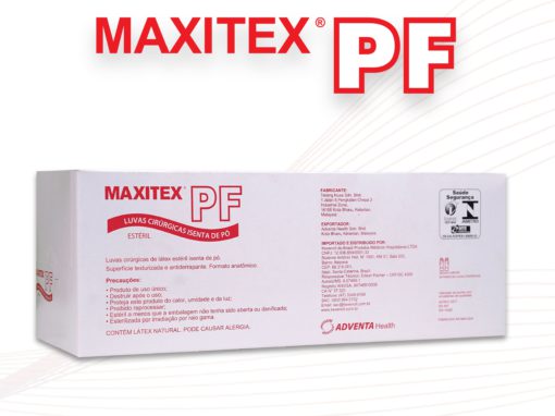 Luvas cirúrgicas MAXITEX PF – estéreis, látex, isentas de pó