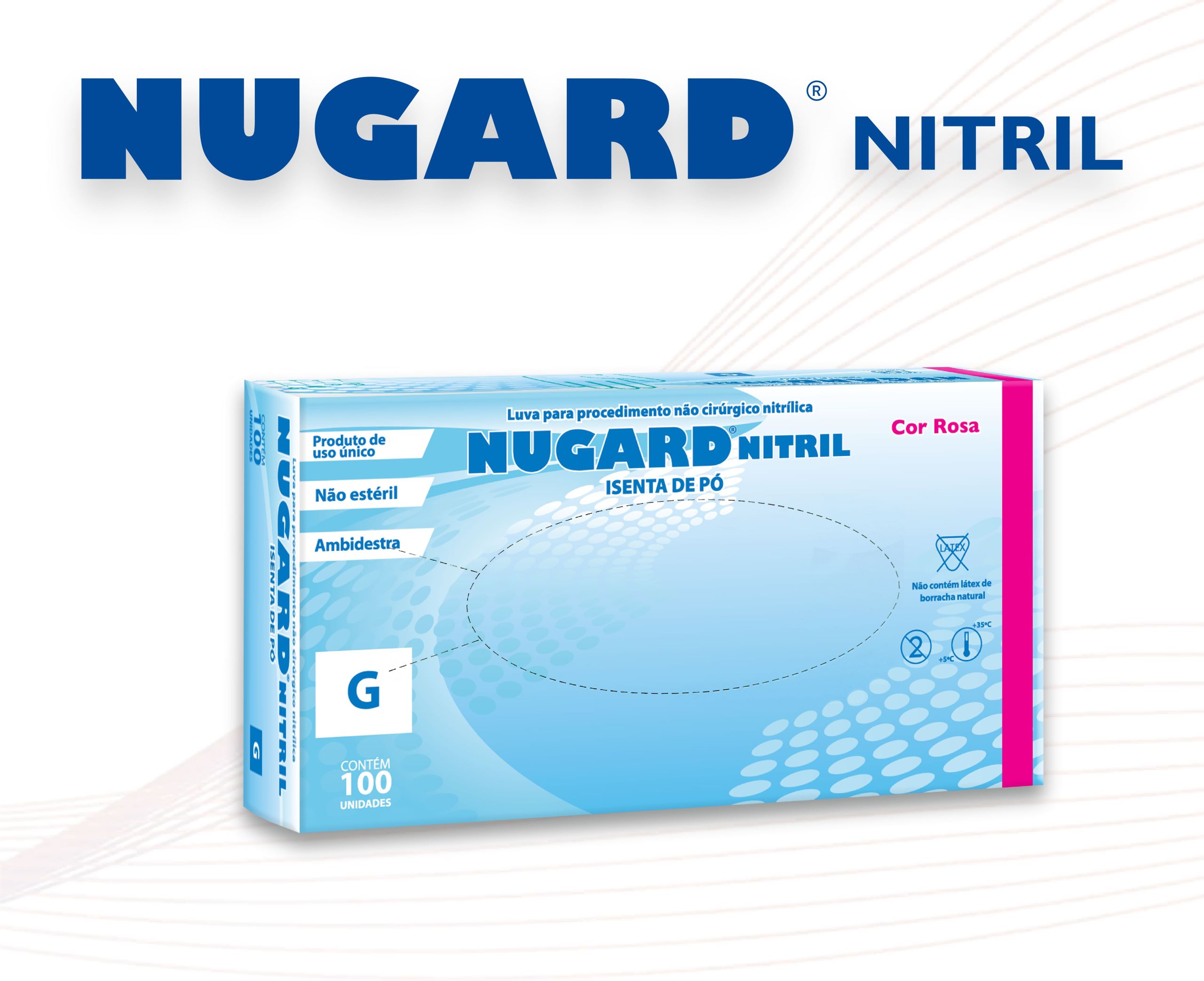 NUGARD NITRIL Procedure Gloves – Non-surgical, Nitrile, Dust-free