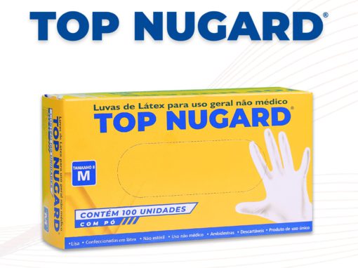 Luvas de Procedimento TOP NUGARD – não cirúrgica, látex, com pó